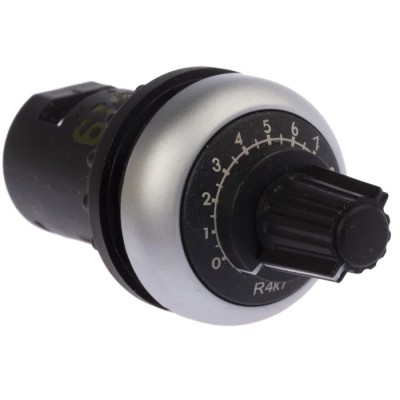 Eaton Potentiometer 4.7kΩ Impedance 22mm Hole Diameter M22-R4K7 0.5W Power Rating 229490 M22-R4K7
