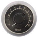 Eaton Potentiometer 4.7kΩ Impedance 22mm Hole Diameter M22-R4K7 0.5W Power Rating 229490 M22-R4K7