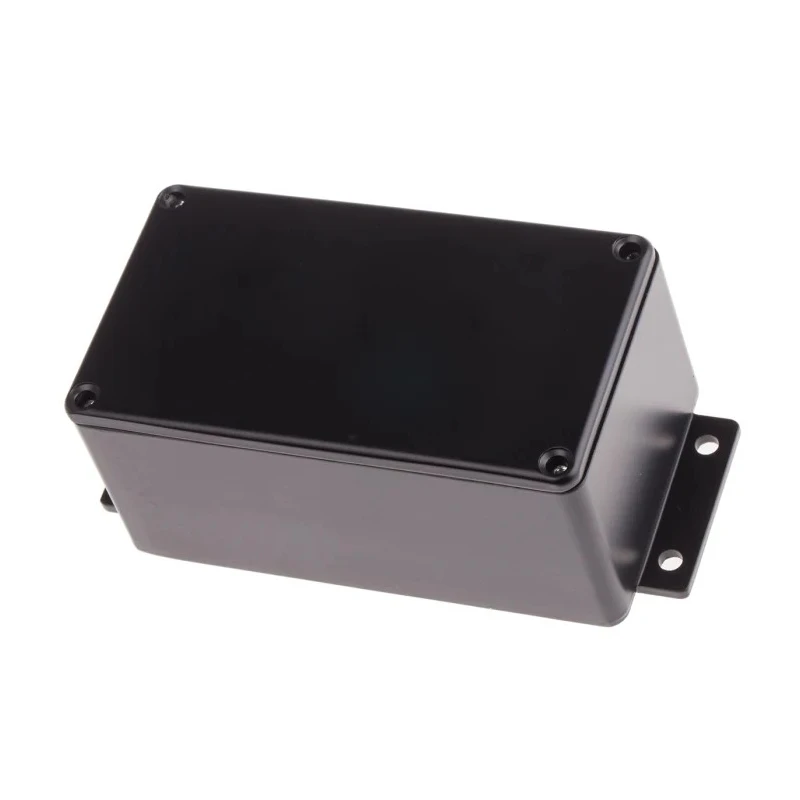 RS PRO Flanged Black Lid Die Cast Aluminium Enclosure IP66 55 mm x 139.6 mm x 63.8 mm 621-4980