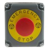 Schneider Electric Emergency Stop Push Button 1 NC Surface Mount IP66 Red Plastic Actuation Pull Release Harmony 9001TYK11