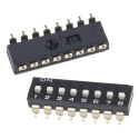 Omron Slide Rotary Coded DIP Switch Surface Mount A6S-8104-H