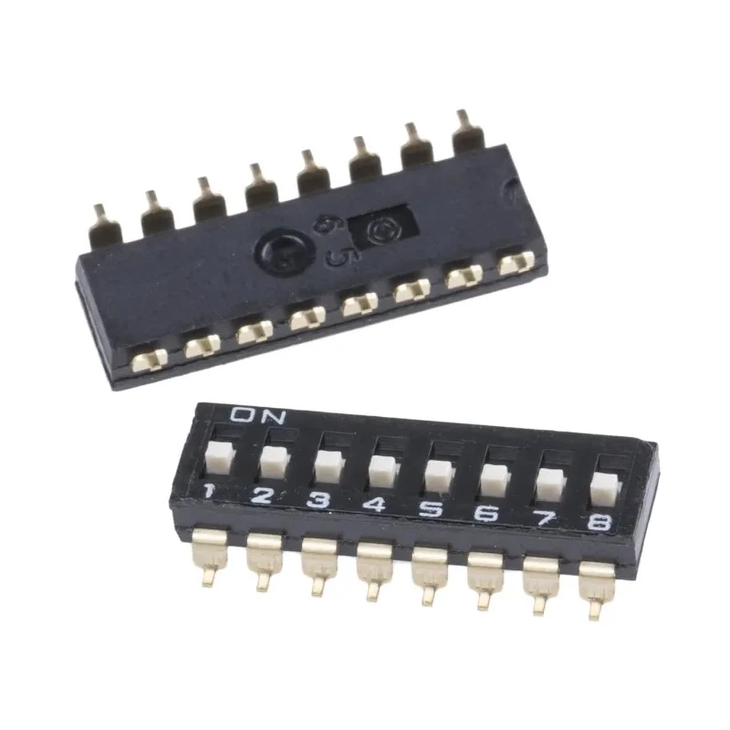 Omron Slide Rotary Coded DIP Switch Surface Mount A6S-8104-H