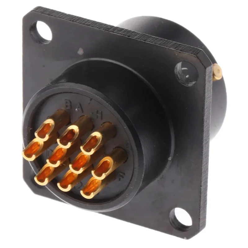 Amphenol Limited MIL Spec Circular Connector 10 Contacts 7.5A 700V Panel Mount Straight Aluminium 62LC-12E12-10PN(771)