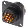 Amphenol Limited MIL Spec Circular Connector 10 Contacts 7.5A 700V Panel Mount Straight Aluminium 62LC-12E12-10PN(771)