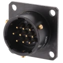 Amphenol Limited MIL Spec Circular Connector 10 Contacts 7.5A 700V Panel Mount Straight Aluminium 62LC-12E12-10PN(771)