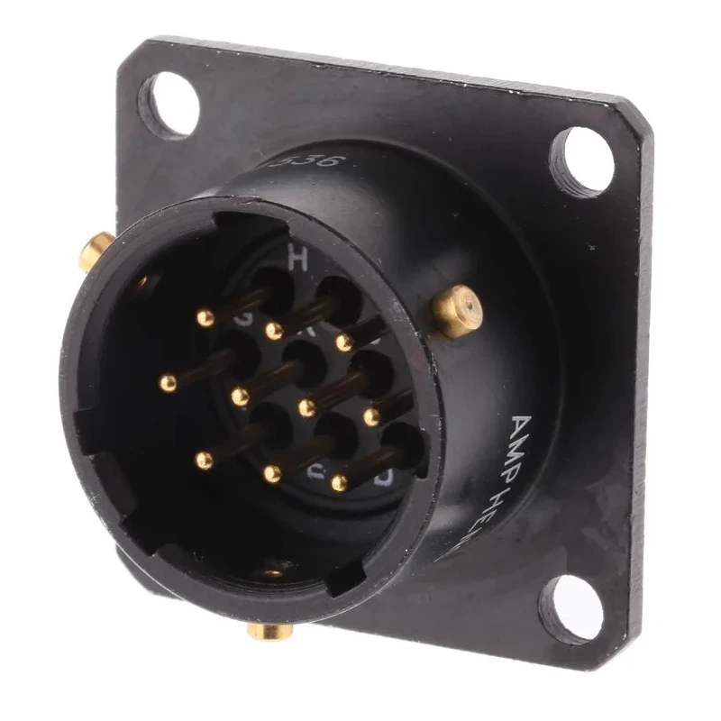 Amphenol Limited MIL Spec Circular Connector 10 Contacts 7.5A 700V Panel Mount Straight Aluminium 62LC-12E12-10PN(771)