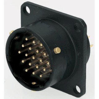 Amphenol Limited MIL Spec Circular Connector Copper Straight 12 Way Panel Mount 700V 13A 62LC-12E14-12PN(771)