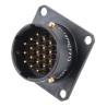 Amphenol Limited MIL Spec Circular Connector Copper Straight 19 Way Panel Mount 700V 7.5A 62LC-12E14-19PN(771)