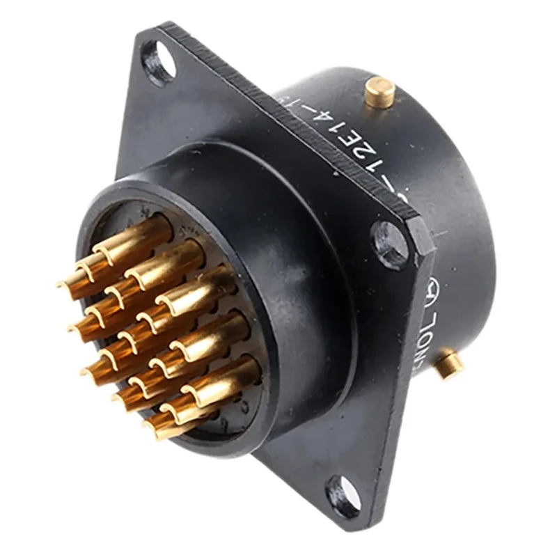 Amphenol Limited MIL Spec Circular Connector Copper Straight 19 Way Panel Mount 700V 7.5A 62LC-12E14-19PN(771)