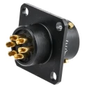 Amphenol Limited MIL Spec Circular Connector Copper Straight 6 Way Panel Mount 700V 7.5A 62LC-12E10-06SN(771)