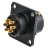 Amphenol Limited MIL Spec Circular Connector Copper Straight 6 Way Panel Mount 700V 7.5A 62LC-12E10-06SN(771)