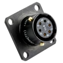 Amphenol Limited MIL Spec Circular Connector Copper Straight 6 Way Panel Mount 700V 7.5A 62LC-12E10-06SN(771)