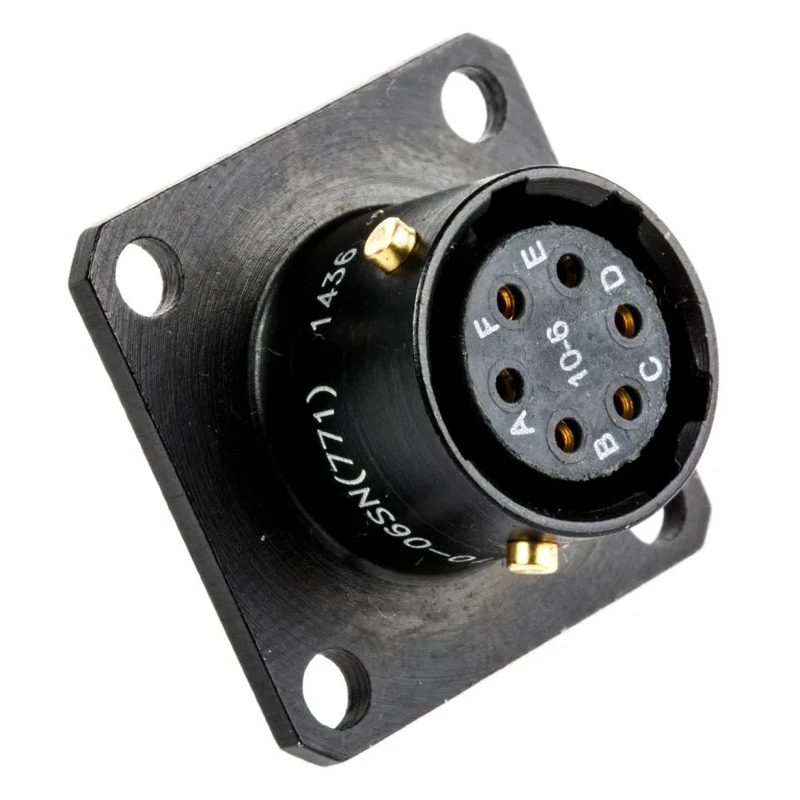 Amphenol Limited MIL Spec Circular Connector Copper Straight 6 Way Panel Mount 700V 7.5A 62LC-12E10-06SN(771)