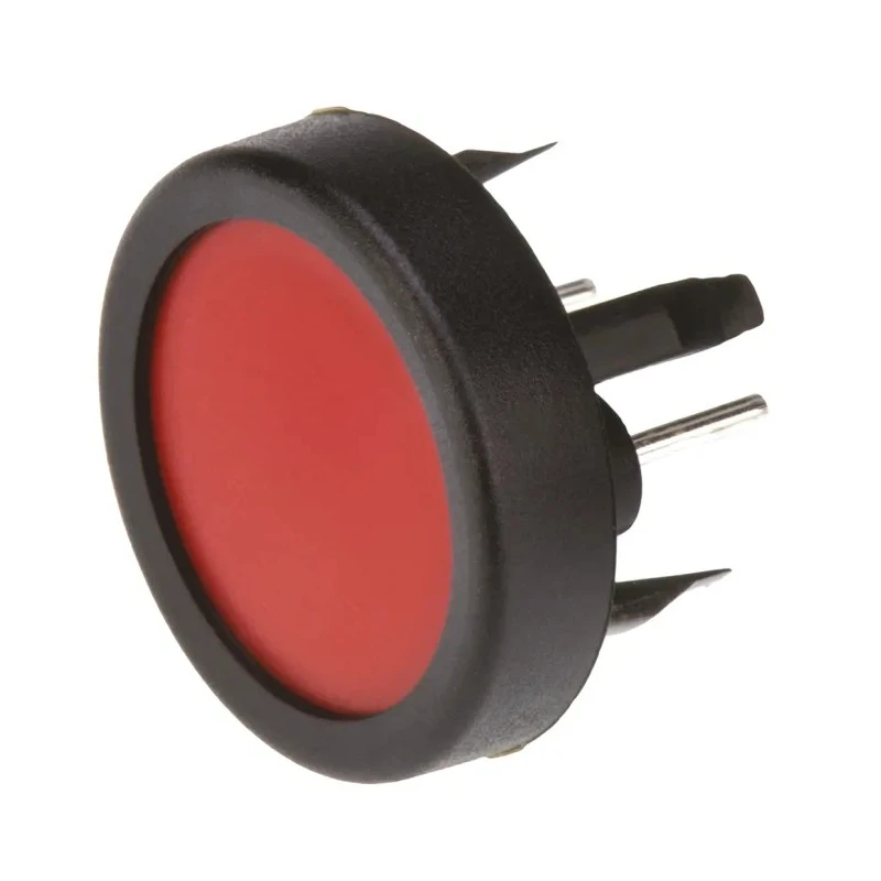 Schurter IP65 Red Tactile Switch, SPST 125mA, 24 V ac IP65