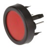 Schurter IP65 Red Tactile Switch, SPST 125mA, 24 V ac IP65