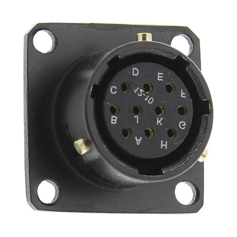 Amphenol Limited MIL Spec Circular Connector, Copper Straight 10 Way Panel Mount, 700V, 7.5A, Shell 62LC-12E12-10SN(771)