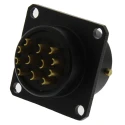 Amphenol Limited MIL Spec Circular Connector, Copper Straight 12 Way Panel Mount, 700V 13A, Bayonet 62LC-12E14-12SN(771)