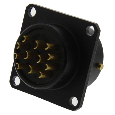 Amphenol Limited MIL Spec Circular Connector, Copper Straight 12 Way Panel Mount, 700V 13A, Bayonet 62LC-12E14-12SN(771)