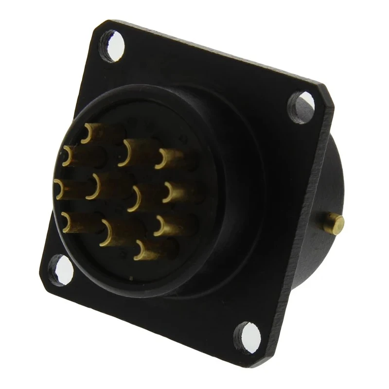 Amphenol Limited MIL Spec Circular Connector, Copper Straight 12 Way Panel Mount, 700V 13A, Bayonet 62LC-12E14-12SN(771)