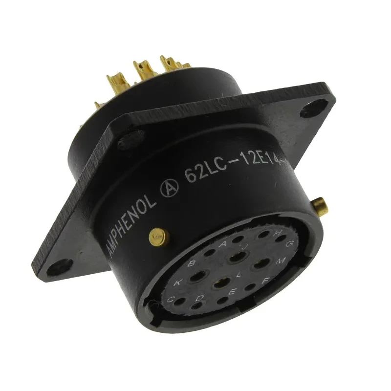 Amphenol Limited MIL Spec Circular Connector, Copper Straight 12 Way Panel Mount, 700V 13A, Bayonet 62LC-12E14-12SN(771)