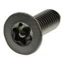 RS PRO Plain Stainless Steel Flat Tamper Proof Security Screw M4 x 12 mm 621-2546