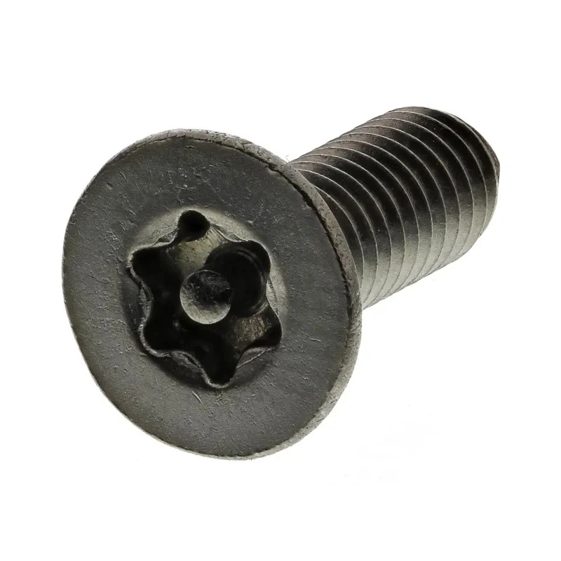 RS PRO Plain Stainless Steel Flat Tamper Proof Security Screw M4 x 12 mm 621-2546