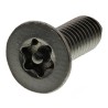 RS PRO Plain Stainless Steel Flat Tamper Proof Security Screw M4 x 12 mm 621-2546