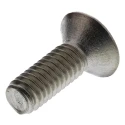 RS PRO Plain Stainless Steel Flat Tamper Proof Security Screw M4 x 12 mm 621-2546