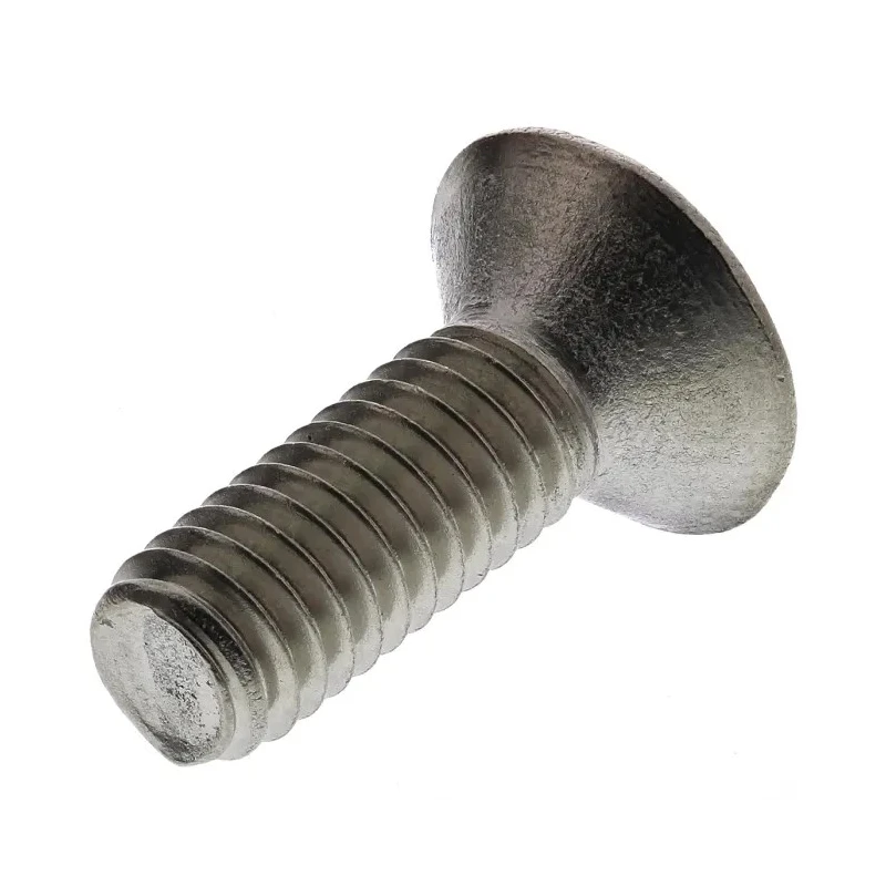 RS PRO Plain Stainless Steel Flat Tamper Proof Security Screw M4 x 12 mm 621-2546