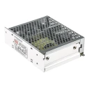 MEAN WELL 76.8W 24V DC 3.2A Switching Power Supply, Universal Input 88-264V AC, Chassis Mount RS-75-24