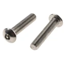 RS PRO Plain Stainless Steel Button Tamper Proof Security Screw M5 x 25 mm 621-2833