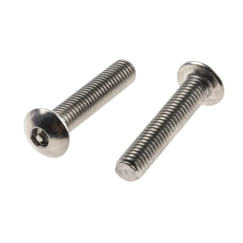 RS PRO Plain Stainless Steel Button Tamper Proof Security Screw M5 x 25 mm 621-2833