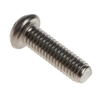 RS PRO Plain Stainless Steel Button Tamper Proof Security Screw, M6 x 20 mm 621-2710