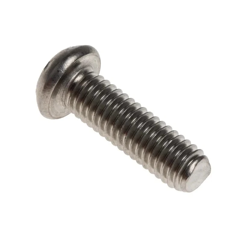 RS PRO Plain Stainless Steel Button Tamper Proof Security Screw, M6 x 20 mm 621-2710