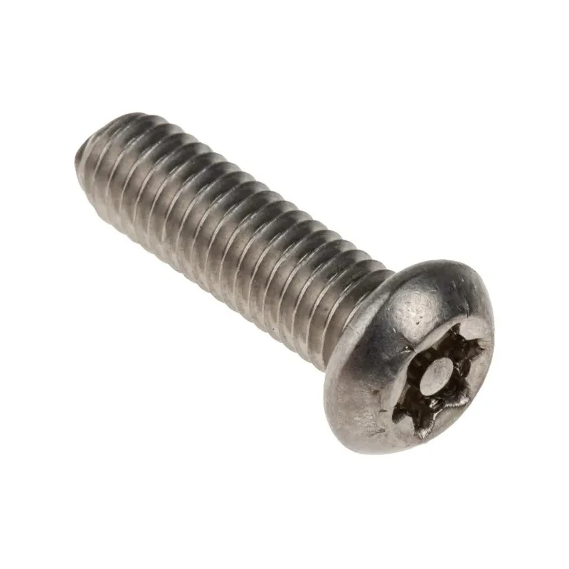 RS PRO Plain Stainless Steel Button Tamper Proof Security Screw, M6 x 20 mm 621-2710