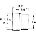 TE Connectivity AMPLIMITE Series Blanking Plate for Use with Metal Shell or All Plastic Connector (HDP, HDF, HDE) 3-747579-0
