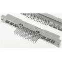 ERNI DIN 41612 48 Way 2.54 mm Pitch Type C/2 Solder Class C2 3 Row Female Straight Connector 354.108 / 354108-E