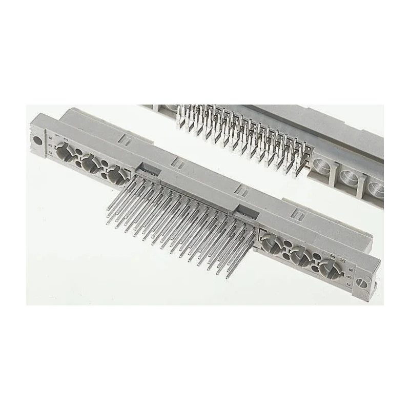 ERNI DIN 41612 48 Way 2.54 mm Pitch Type C/2 Solder Class C2 3 Row Female Straight Connector 354.108 / 354108-E