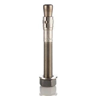 RS PRO Stainless Steel Captive Stud Through Bolt Anchor M16 Thread Size 130 mm Length 16 mm Drill Diameter 622-2010