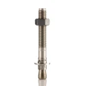 RS PRO Stainless Steel Captive Stud Through Bolt Anchor M16 Thread Size 130 mm Length 16 mm Drill Diameter 622-2010