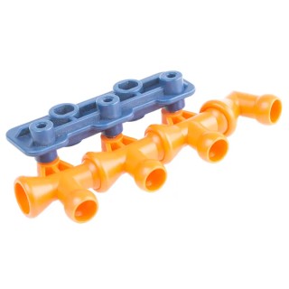 RS PRO Acetal Copolymer Push-in Flexible Coolant Hose 3-Way Manifold 623-5303
