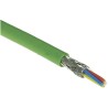HARTING Cat5 Shielded Screened Ethernet Cable 4 Core, Green PVC Jacket 100 m Cat5