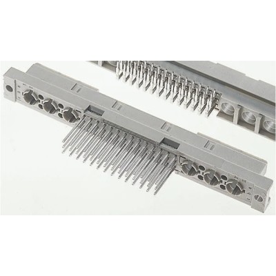 ERNI DIN 41612 32 Way 2.54 mm Pitch Type C/2 Solder Termination Class C2 3 Row Female Straight Connector 294.711 / 294711-E