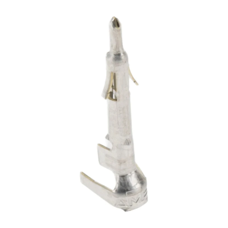 TE Connectivity Mini-Universal MATE-N-LOK Series Male Crimp Terminal, 20 AWG Min Crimp, 16 AWG Max 171638-1