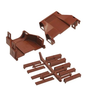 TE Connectivity Strain Relief Kit for use with Metrimate Square Grid Plugs & Receptacles 207088-1