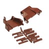 TE Connectivity Strain Relief Kit for use with Metrimate Square Grid Plugs & Receptacles 207088-1