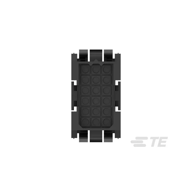 TE Connectivity Metrimate Female Connector Housing 18 Contacts 6 Row Straight Panel Mount 5 mm Pitch 207443-1