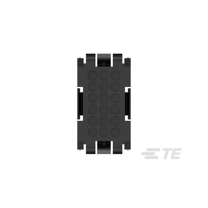 TE Connectivity Metrimate Female Connector Housing 18 Contacts 6 Row Straight Panel Mount 5 mm Pitch 207443-1