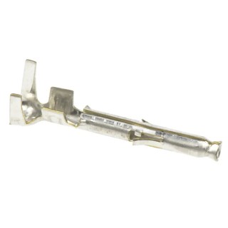TE Connectivity Mini-Universal MATE-N-LOK Series Female Crimp Terminal, 7A, Tin Plating, Brass Material, 20 AWG to 171639-1