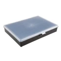 Raaco 14 Cell Black Polypropylene Compartment Box 55 mm x 332 mm x 254 mm 132466